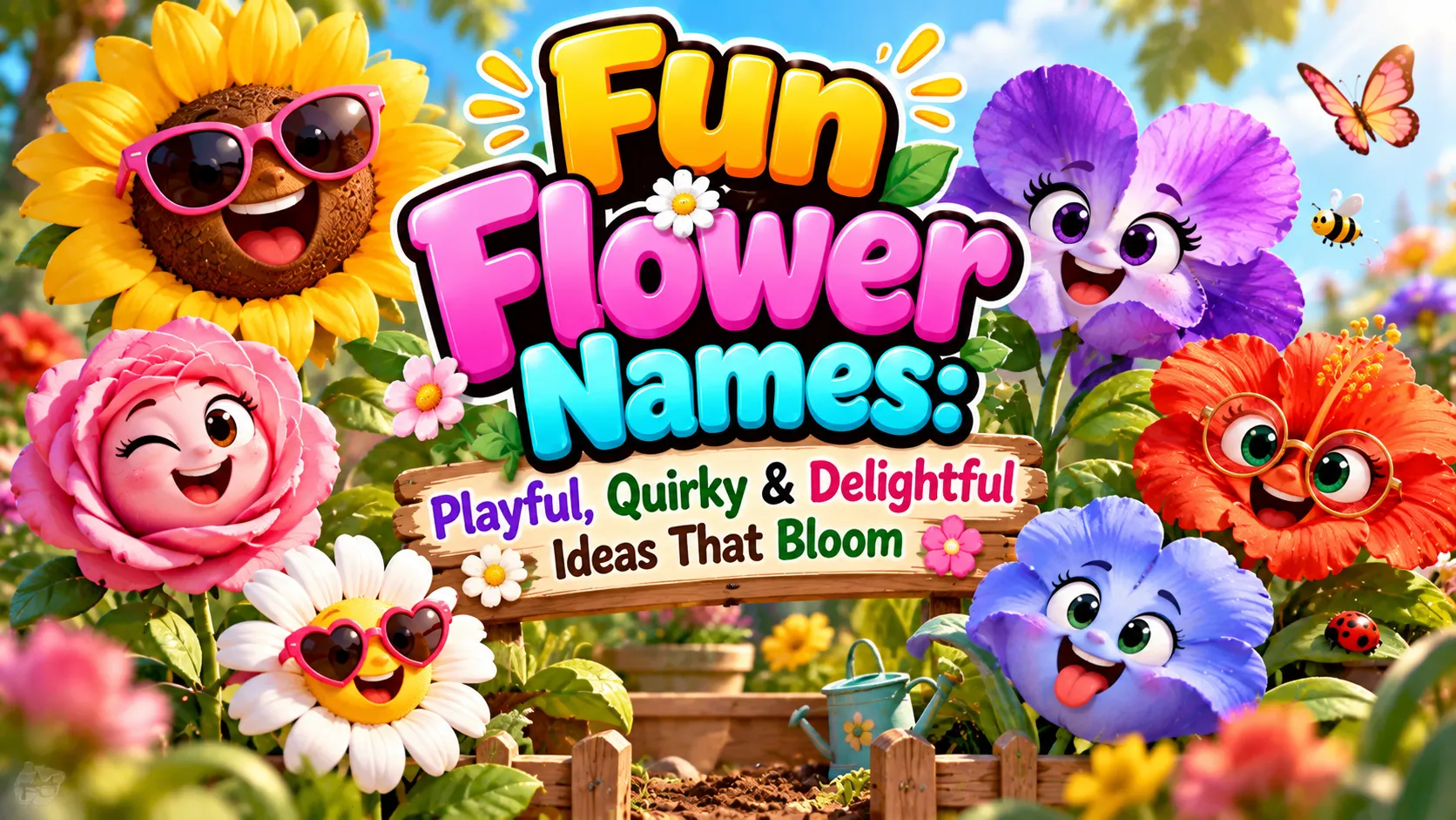 Fun Flower Names: Playful, Quirky & Delightful Ideas That Bloom