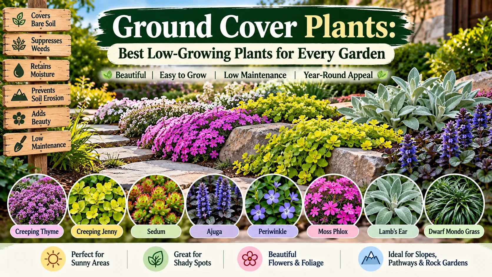 Ground Cover Plants for Every Garden