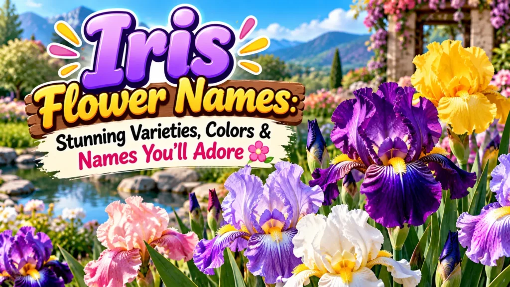 Iris Flower Names: Stunning Varieties, Colors & Names You’ll Adore