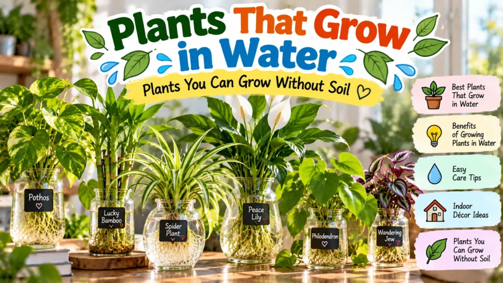 Plants That Grow in Water: Plants You Can Grow Without Soil