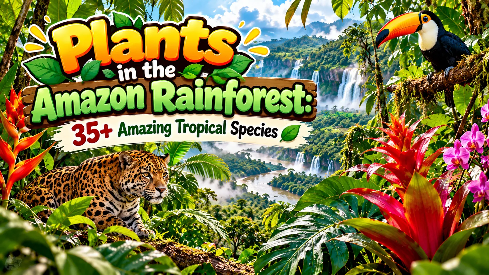 Plants in the Amazon Rainforest: 35+ Amazing Tropical Species 🌿
