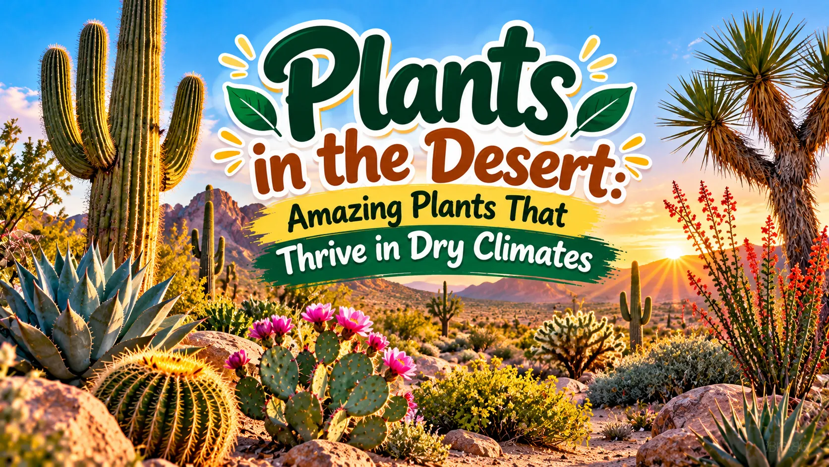 Plants in the Desert: Amazing Plants That Thrive in Dry Climates 🌵