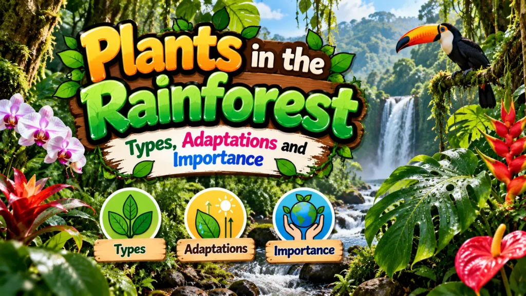 Plants in the Rainforest: Types, Adaptations and Importance