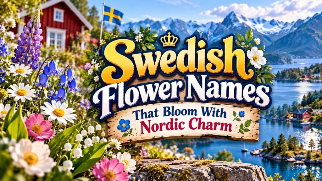 Swedish Flower Names That Bloom With Nordic Charm 🌸