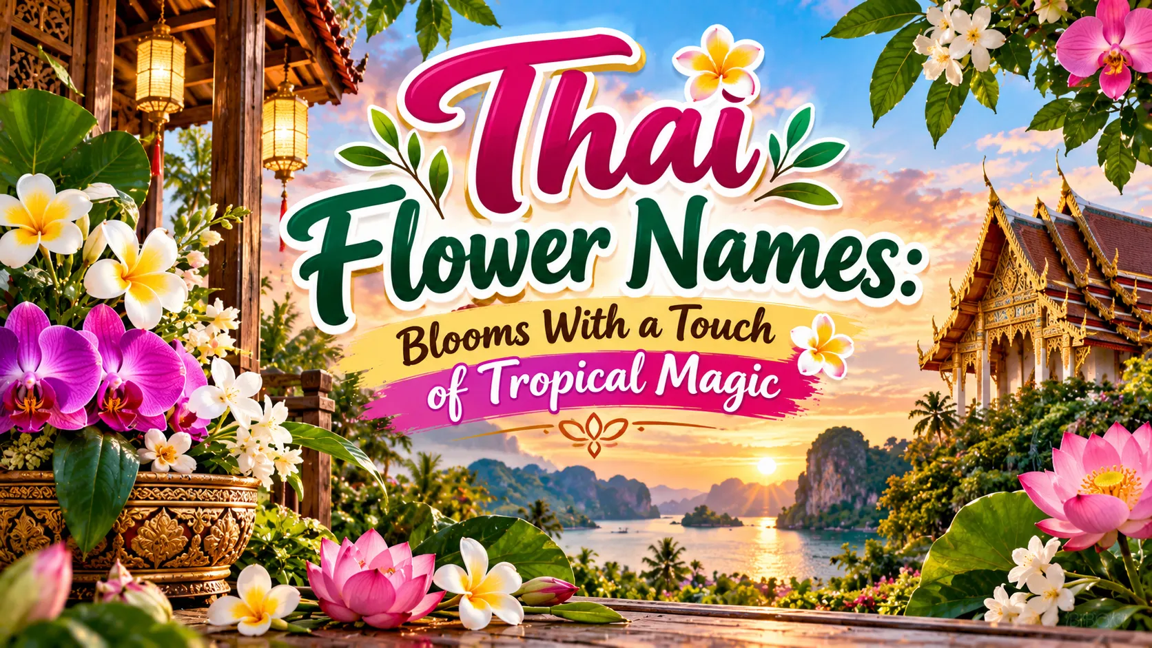 Thai Flower Names: Blooms With a Touch of Tropical Magic