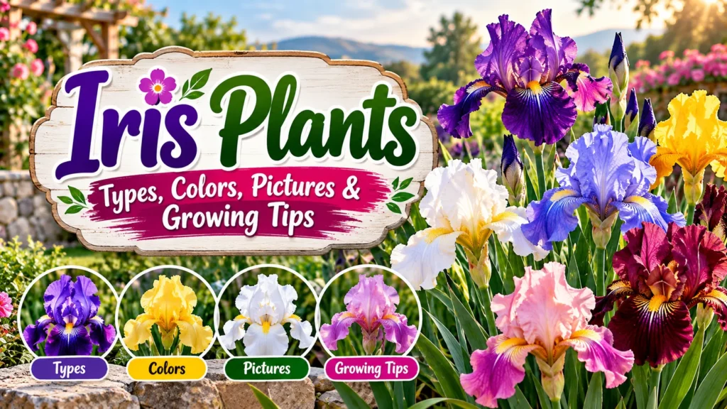 Iris Plants: Types, Colors, Pictures & Growing Tips 🌸
